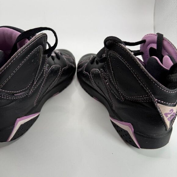 Nike Air Jordan 7 Retro Barely Shoes Size 12c Black Grape DV2257-055 - Picture 8 of 11